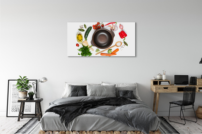 Slika na platnu Spoon paradižnik peteršilj