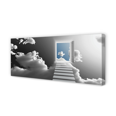 Slika na platnu Nebo stopnišče vrata
