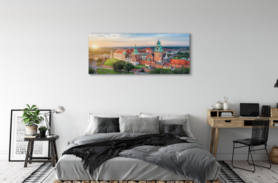 Slika na platnu Krakov grad panorama sunrise