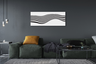 Slika na platnu Zebra stripes val