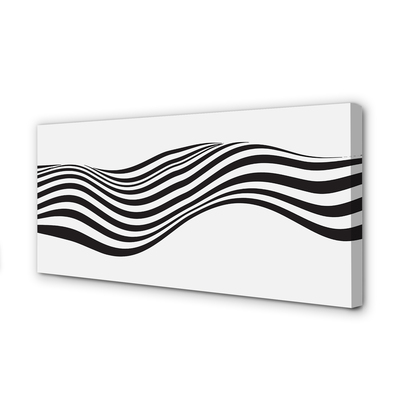 Slika na platnu Zebra stripes val