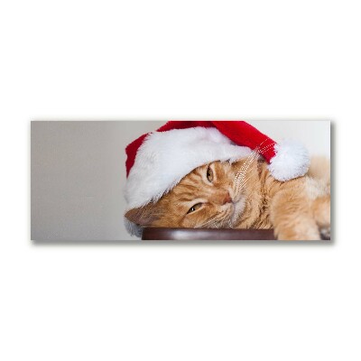 Slika na platnu Cat Cap Santa Claus