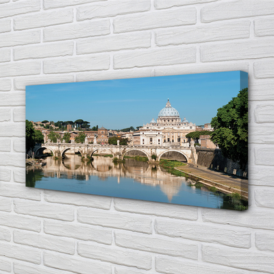 Slika na platnu Rim river mostovi