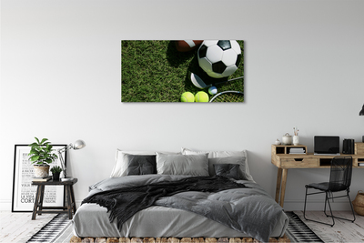 Slika na platnu Veslo žogo trava