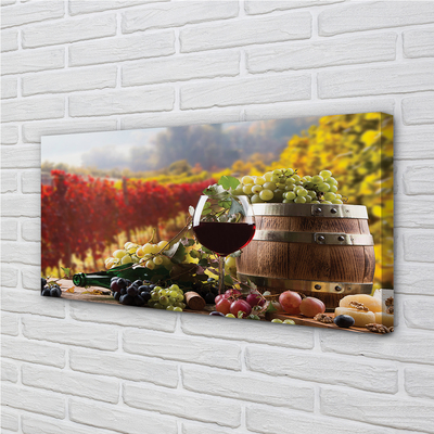 Slika na platnu Jesen vino steklo