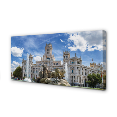 Slika na platnu Španija fountain palace madrid