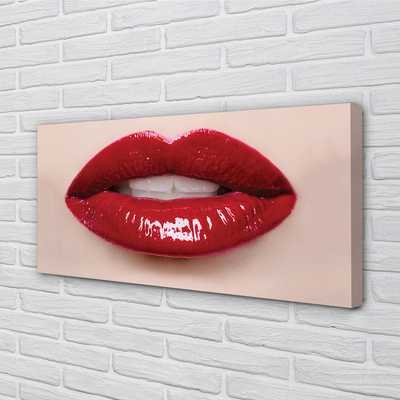 Slika na platnu Rdeče ustnice