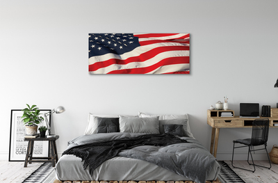 Slika na platnu Združene države amerike zastavo
