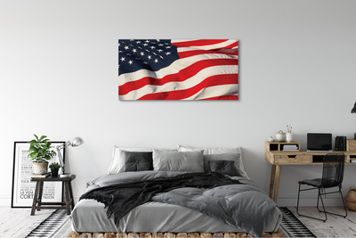 Slika na platnu Združene države amerike zastavo
