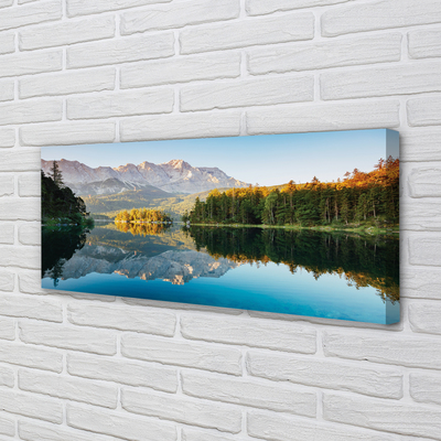 Slika na platnu Nemčija gorski gozd jezero