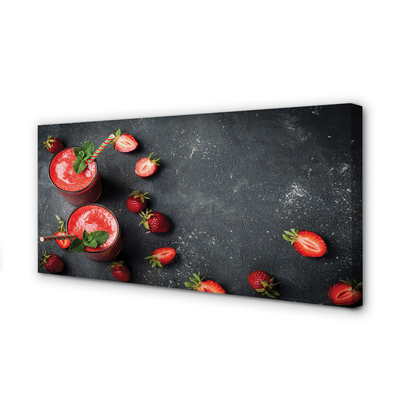 Slika na platnu Strawberry coctail