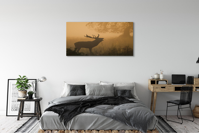 Slika na platnu Deer sunrise