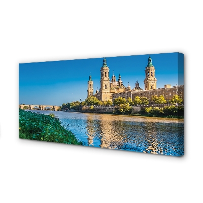 Slika na platnu Španija katedrala reke