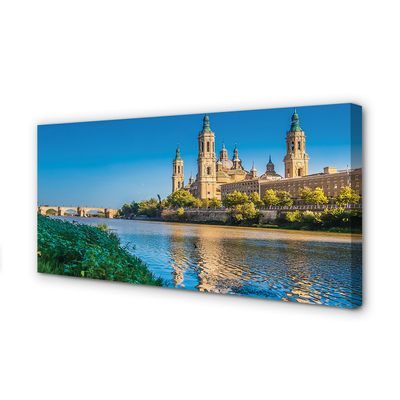 Slika na platnu Španija katedrala reke