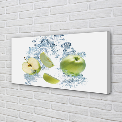Slika na platnu Voda jabolko narezano