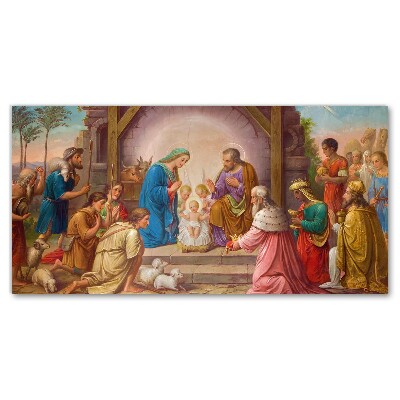 Slika na platnu Božič stabilen Jezus.