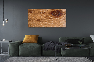 Slika na platnu Kapljice vode lesa