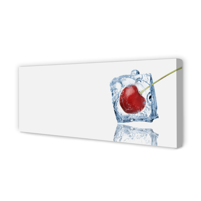 Slika na platnu Ledena kocka češnja