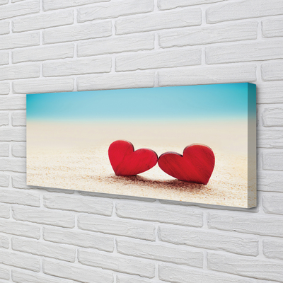 Slika na platnu Srce rdečega peska morja