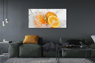 Slika na platnu Pomaranče v vodi