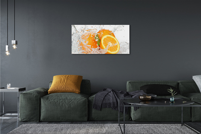 Slika na platnu Pomaranče v vodi