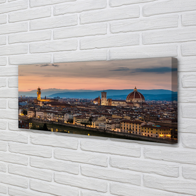 Slika na platnu Italija panorama cathedral gore