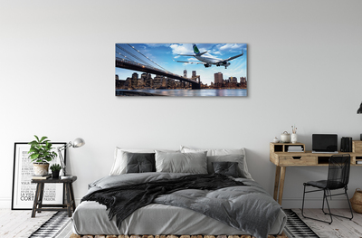 Slika na platnu Oblaki aircraft mesto