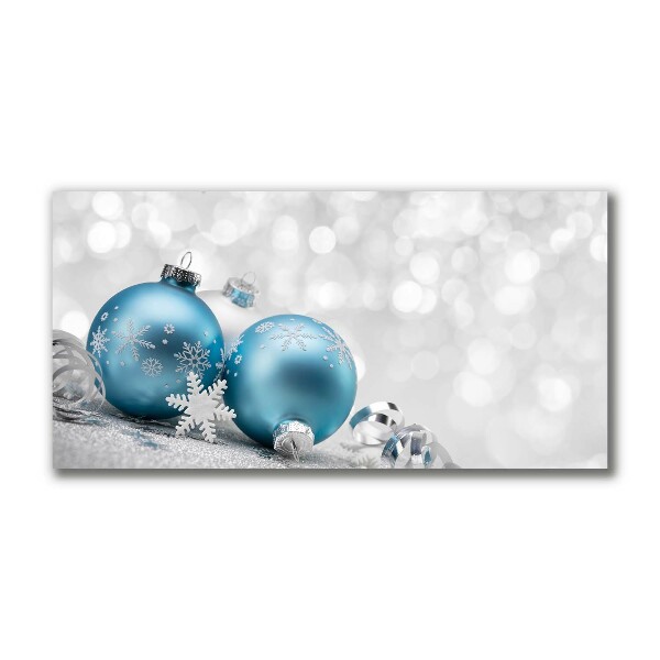 Slika na platnu Božične kroglice Božični okraski
