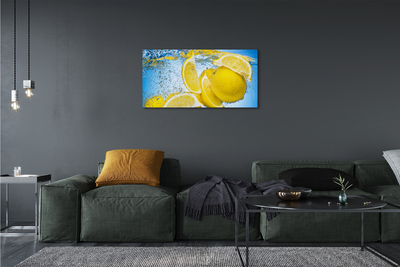 Slika na platnu Lemon v vodi