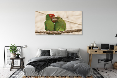 Slika na platnu Zelene papige