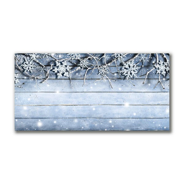 Slika na platnu Počitniške snežinke. Winter Frost
