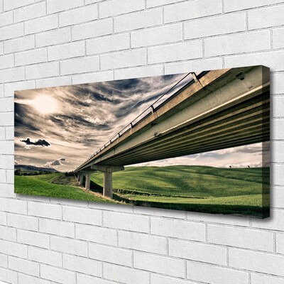 Slika na platnu Dolina avtoceste most