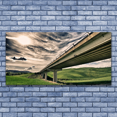 Slika na platnu Dolina avtoceste most