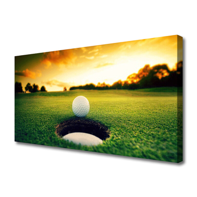 Slika na platnu Golf ball grass nature