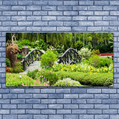 Slika na platnu Narava botanični vrt bridge