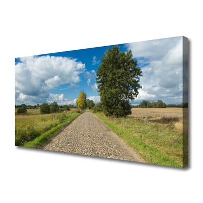 Slika na platnu Vas cestni pločnik landscape