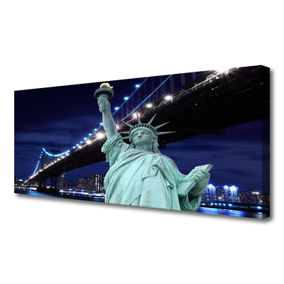 Slika na platnu Most, kip svobode