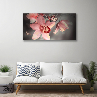 Slika na platnu Rože na steni