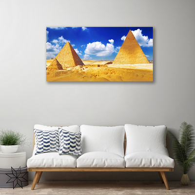 Slika na platnu Piramide desert landscape