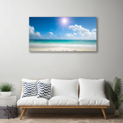 Slika na platnu Sea beach sun landscape