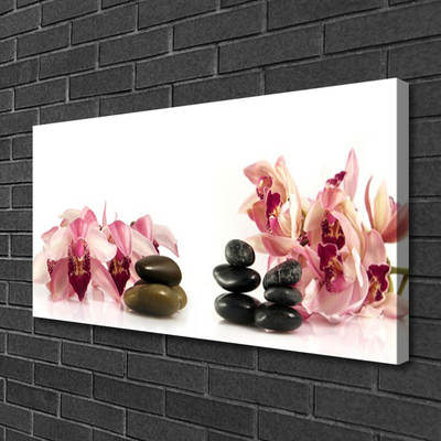 Slika na platnu Flower stones art