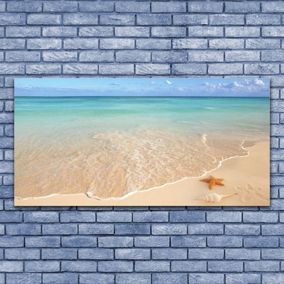 Slika na platnu Starfish beach landscape