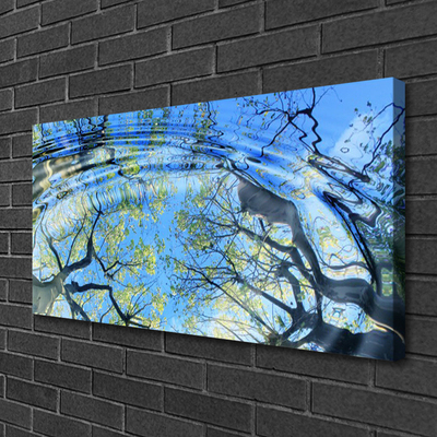 Slika na platnu Voda drevesa narava art