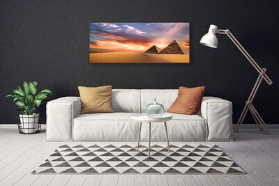 Slika na platnu Desert piramide na wall