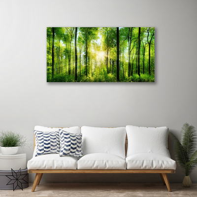 Slika na platnu Narava gozdnega drevja