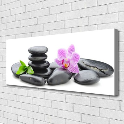 Slika na platnu Flower zen stones