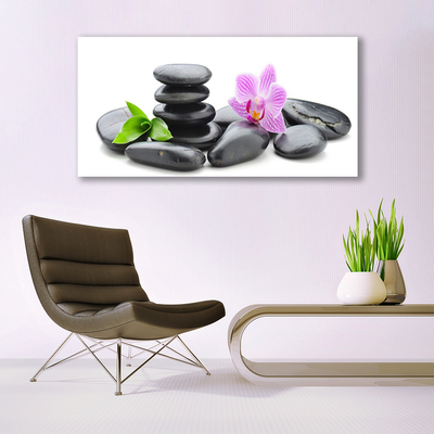 Slika na platnu Flower zen stones