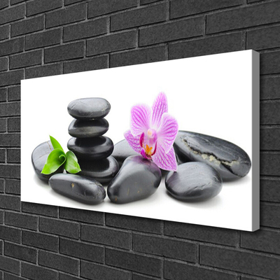 Slika na platnu Flower zen stones