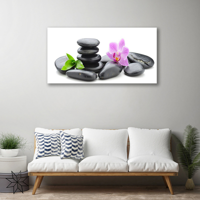 Slika na platnu Flower zen stones