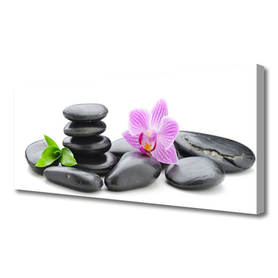 Slika na platnu Flower zen stones